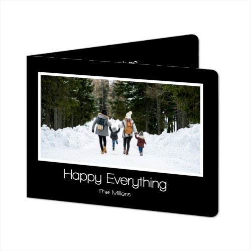 Falt-Grusskarte Querformat mit abgerundeten Ecke 14,3 x 10 cm