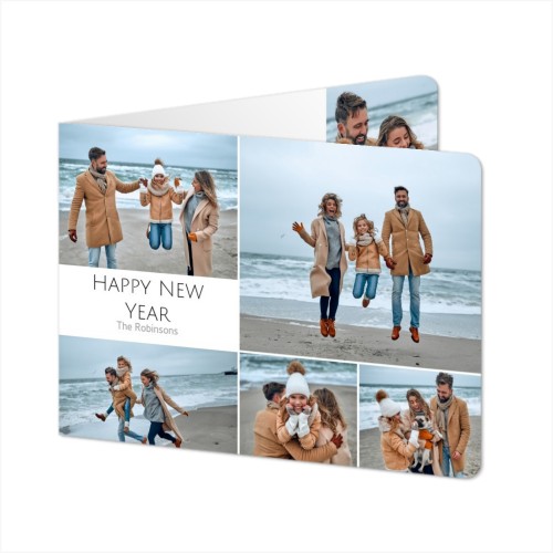 Falt-Grusskarte Querformat mit abgerundeten Ecke 14,3 x 10 cm