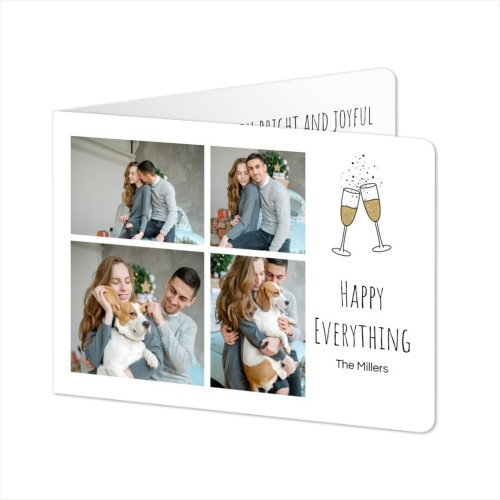 Folded card landscape rounded corners 14,3 x 10 cm Folded card landscape rounded corners 14,3 x 10 cm