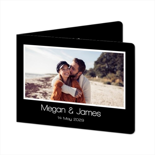 Folded card landscape rounded corners 14,3 x 10 cm Folded card landscape rounded corners 14,3 x 10 cm