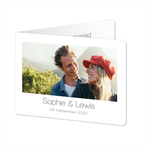 Foldede Fotokort landskab runde hjørner 14,3 x 10 cm Foldede Fotokort landskab runde hjørner 14,3 x 10 cm