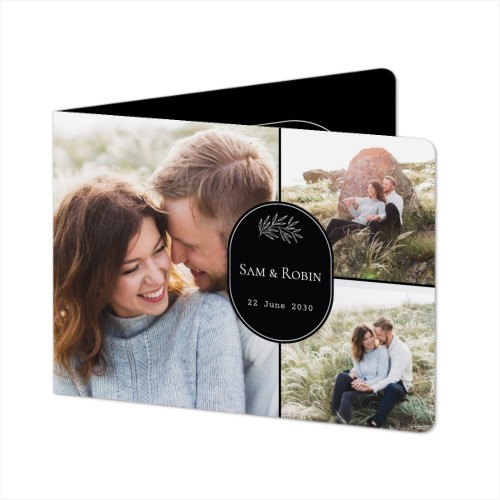 Faire-part 2 volets Paysage coins arrondis 14,3 x 10 cm Faire-part 2 volets Paysage coins arrondis 14,3 x 10 cm