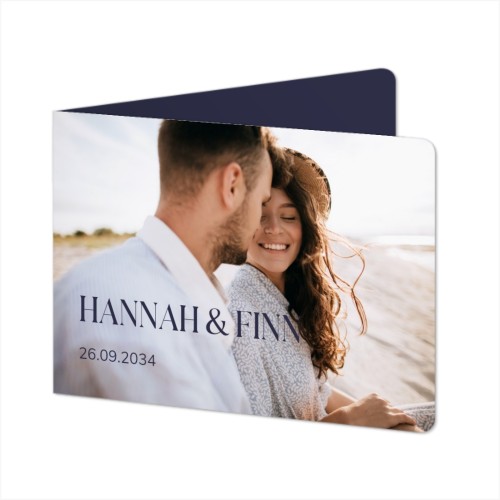 Folded card landscape rounded corners 14,3 x 10 cm Folded card landscape rounded corners 14,3 x 10 cm