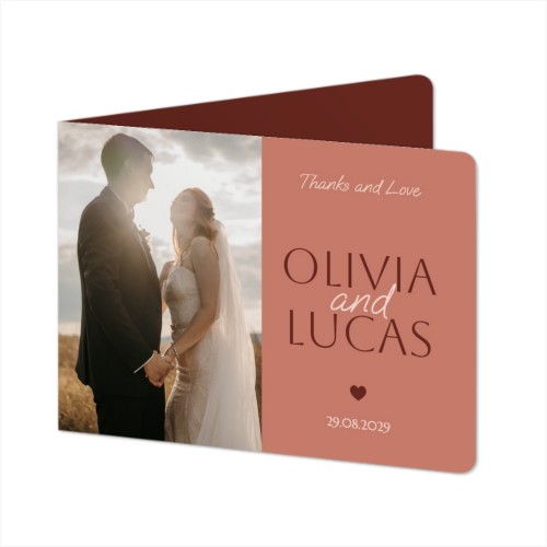 Vikta Fotokort Liggande rundade hörn 14,3 x 10 cm