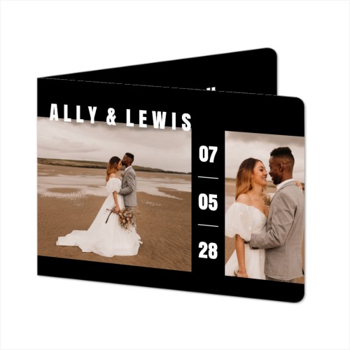 Vikta Fotokort Liggande rundade hörn 14,3 x 10 cm Vikta Fotokort Liggande rundade hörn 14,3 x 10 cm