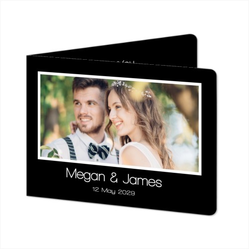 Foldede Fotokort landskab runde hjørner 14,3 x 10 cm Foldede Fotokort landskab runde hjørner 14,3 x 10 cm
