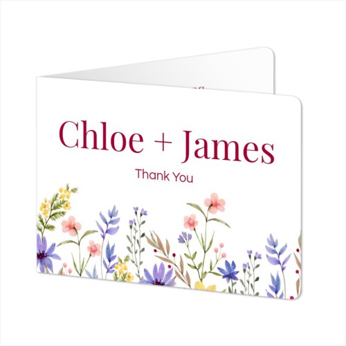 Folded card landscape rounded corners 14,3 x 10 cm Folded card landscape rounded corners 14,3 x 10 cm