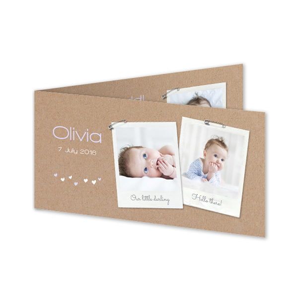 Folded Card Panoramic Landscape 19,6 x 9,3 cm