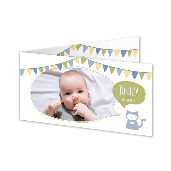 Gevouwen Kaart Panorama liggend 19,6 x 9,3 cm Gevouwen Kaart Panorama liggend 19,6 x 9,3 cm