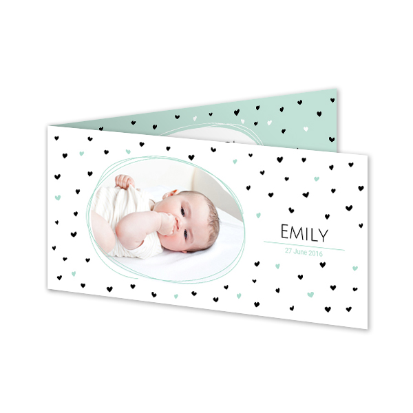 Folded Card Panoramic Landscape 19,6 x 9,3 cm