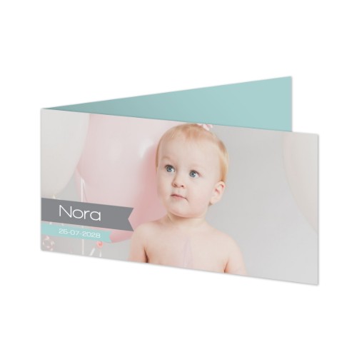 Folded Card Panoramic Landscape 19,6 x 9,3 cm