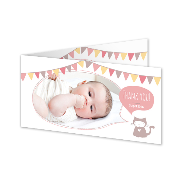 Faire-part 2 volets Pano paysage 19,6 x 9,3 cm