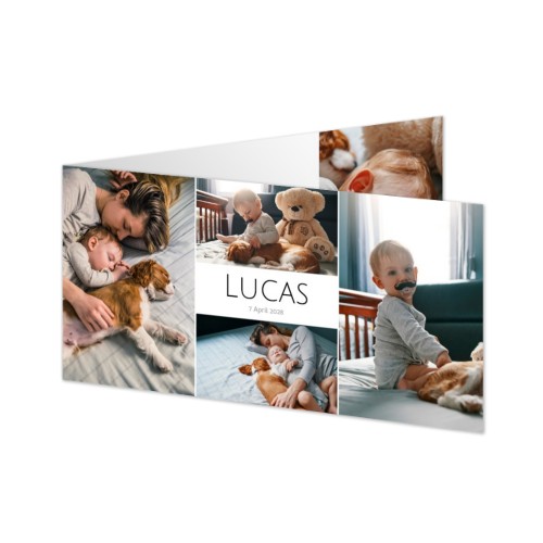 Falt-Grusskarte Pano Querformat 19,6 x 9,3 cm