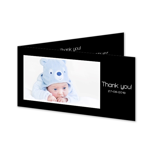 Folded Card Panoramic Landscape 19,6 x 9,3 cm