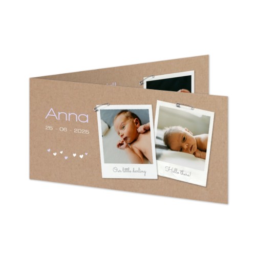 Folded Card Panoramic Landscape 19,6 x 9,3 cm