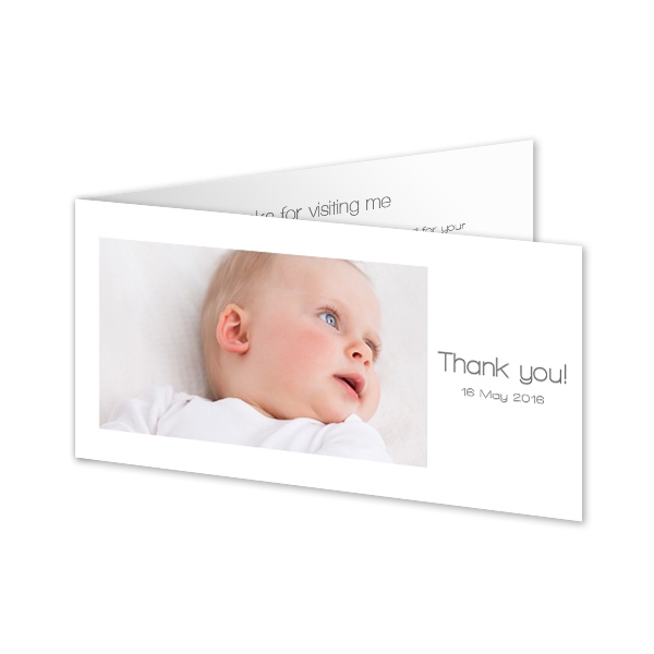 Faire-part 2 volets Pano paysage 19,6 x 9,3 cm