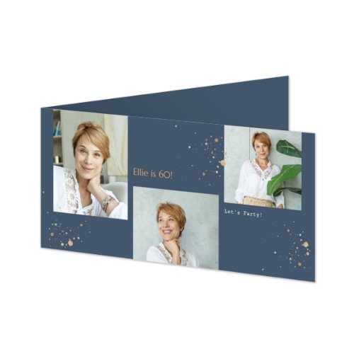 Gevouwen wenskaart pano liggend 19,6 x 9,3 cm Gevouwen wenskaart pano liggend 19,6 x 9,3 cm