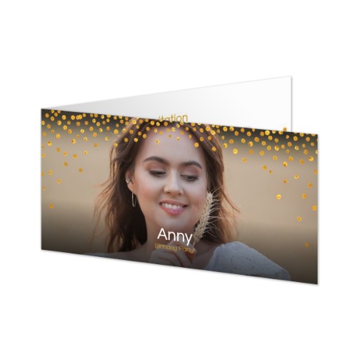 Faire-part 2 volets Pano paysage 19,6 x 9,3 cm