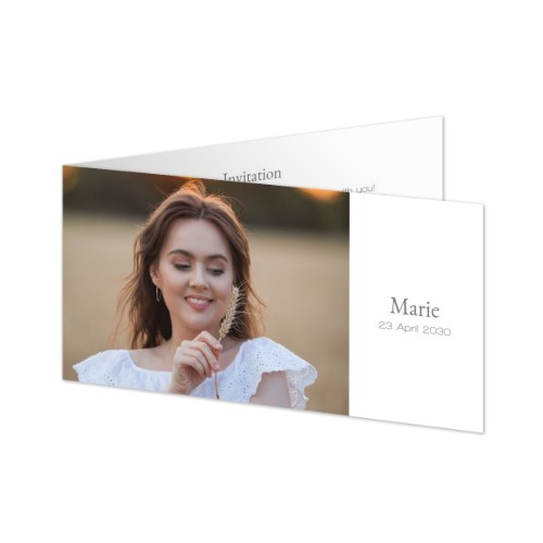 Faire-part 2 volets Pano paysage 19,6 x 9,3 cm Faire-part 2 volets Pano paysage 19,6 x 9,3 cm