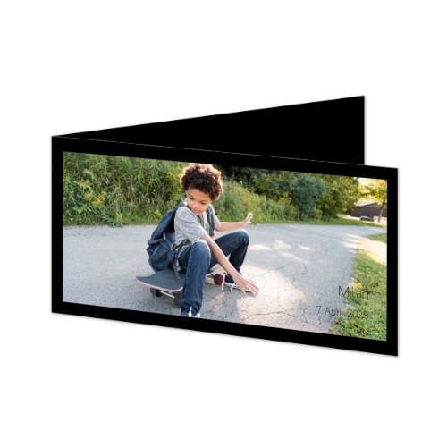 Falt-Grusskarte Pano Querformat 19,6 x 9,3 cm