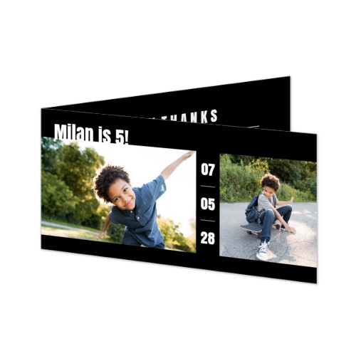 Folded Card Panoramic Landscape 19,6 x 9,3 cm