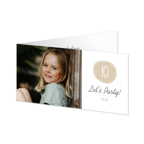 Faire-part 2 volets Pano paysage 19,6 x 9,3 cm