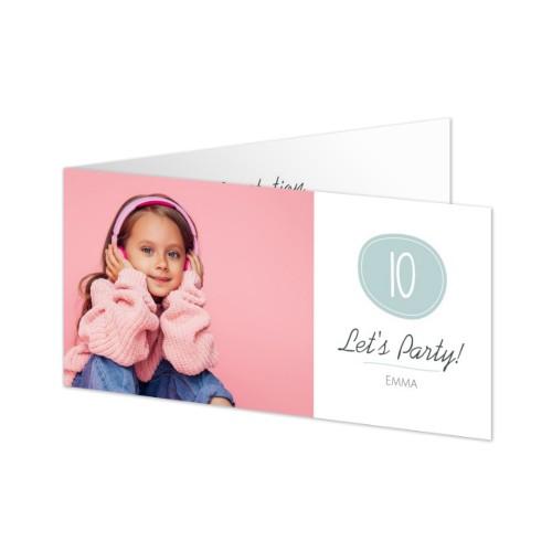 Faire-part 2 volets Pano paysage 19,6 x 9,3 cm