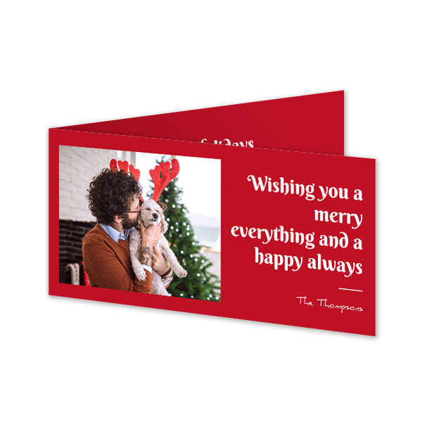 Folded Card Panoramic Landscape 19,6 x 9,3 cm