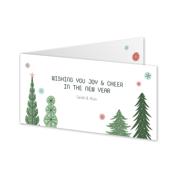 Gevouwen Kaart Panorama liggend 19,6 x 9,3 cm Gevouwen Kaart Panorama liggend 19,6 x 9,3 cm