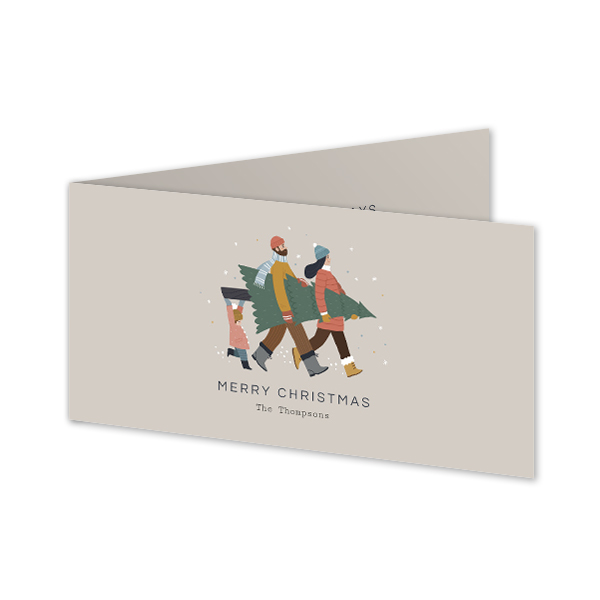 Folded Card Panoramic Landscape 19,6 x 9,3 cm