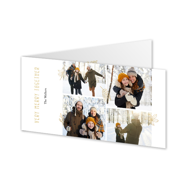 Faire-part 2 volets Pano paysage 19,6 x 9,3 cm