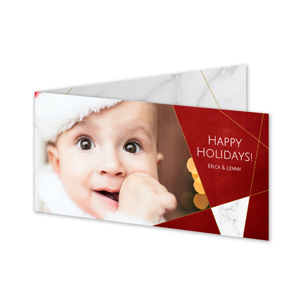 Faire-part 2 volets Pano paysage 19,6 x 9,3 cm