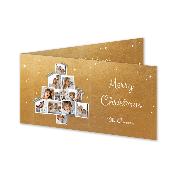 Gevouwen wenskaart pano liggend 19,6 x 9,3 cm Gevouwen wenskaart pano liggend 19,6 x 9,3 cm