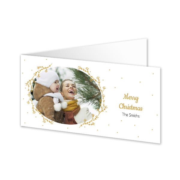 Gevouwen wenskaart pano liggend 19,6 x 9,3 cm Gevouwen wenskaart pano liggend 19,6 x 9,3 cm