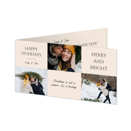 Gevouwen Kaart Panorama liggend 19,6 x 9,3 cm