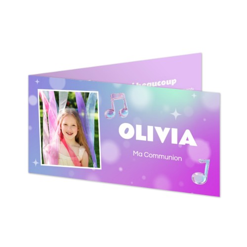 Holographic Music Notes