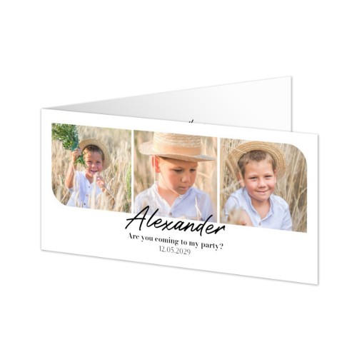 Foldede Fotokort Pano Landskab 19,6 x 9,3 cm