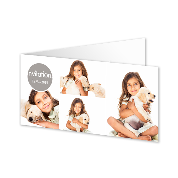 Folded Card Panoramic Landscape 19,6 x 9,3 cm Folded Card Panoramic Landscape 19,6 x 9,3 cm