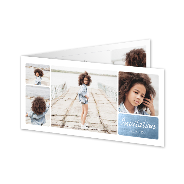 Doble Fotokort Pano Liggende 19,6 x 9,3 cm