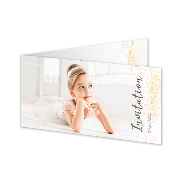 Folded Card Panoramic Landscape 19,6 x 9,3 cm Folded Card Panoramic Landscape 19,6 x 9,3 cm