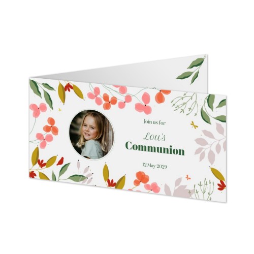 Gevouwen Kaart Panorama liggend 19,6 x 9,3 cm Gevouwen Kaart Panorama liggend 19,6 x 9,3 cm