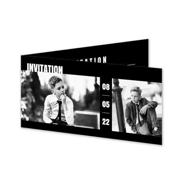 Falt-Grusskarte Pano Querformat 19,6 x 9,3 cm