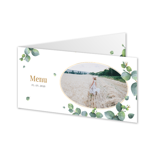 Folded Card Panoramic Landscape 19,6 x 9,3 cm