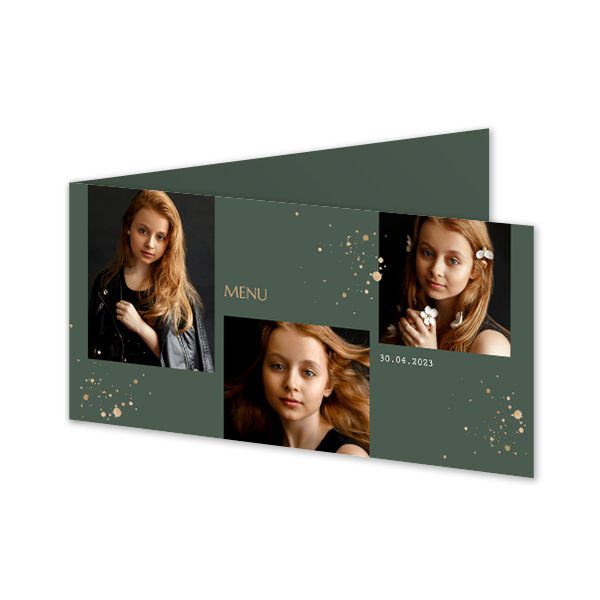 Folded Card Panoramic Landscape 19,6 x 9,3 cm Folded Card Panoramic Landscape 19,6 x 9,3 cm