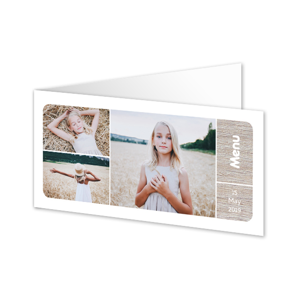 Falt-Grusskarte Pano Querformat 19,6 x 9,3 cm