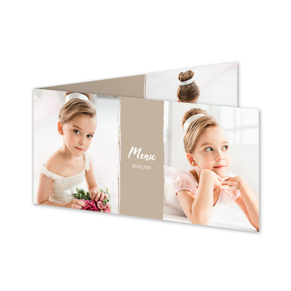 Folded Card Panoramic Landscape 19,6 x 9,3 cm