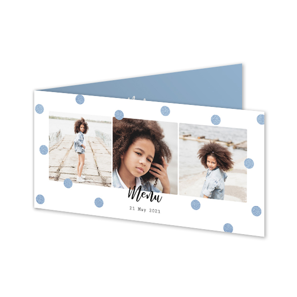 Faire-part 2 volets Pano paysage 19,6 x 9,3 cm