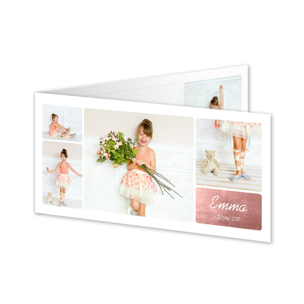 Folded Card Panoramic Landscape 19,6 x 9,3 cm Folded Card Panoramic Landscape 19,6 x 9,3 cm