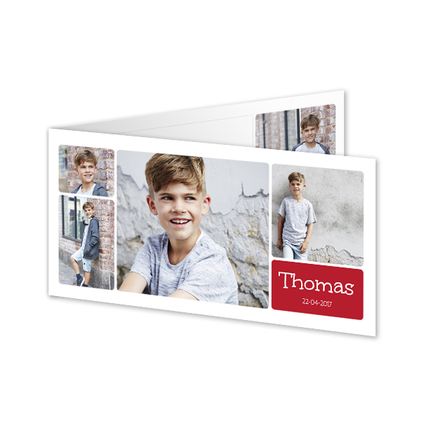 Gevouwen wenskaart pano liggend 19,6 x 9,3 cm Gevouwen wenskaart pano liggend 19,6 x 9,3 cm