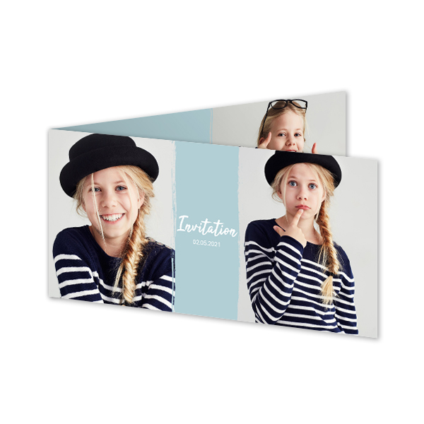 Folded Card Panoramic Landscape 19,6 x 9,3 cm Folded Card Panoramic Landscape 19,6 x 9,3 cm